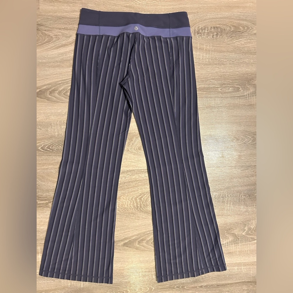 Lululemon Groove Pant III - Purple/Blue Pinstripe - Reversible - Picture 5 of 7